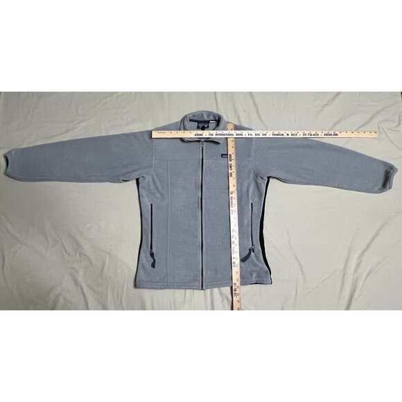 Patagonia Polartec Regulator Women's Medium Gray  and Black Full-Zip Fleece Jack - Picture 5 of 12